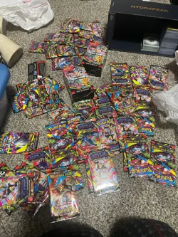Pokemon Phantasmal Flames/evolutions lot of 66 opened packs - Image 1