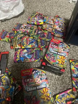 Pokemon Phantasmal Flames/evolutions lot of 66 opened packs - Image 2