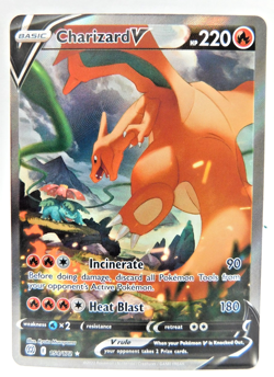Pokemon TCG Charizard V Alt Art Rare SWSH Brilliant Stars 154/172 NM - Image 1