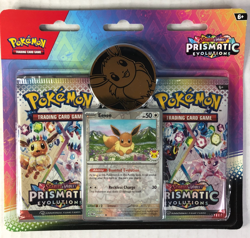 Pokemon Prismatic Evolutions 2-Pack Blister Pokemon Day 2025 Eevee Promo Sealed - Image 1