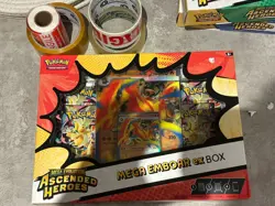 4x Pokemon TCG Mega Evolution Ascended Heroes Mega Emboar n megannium ex boxes - Image 2