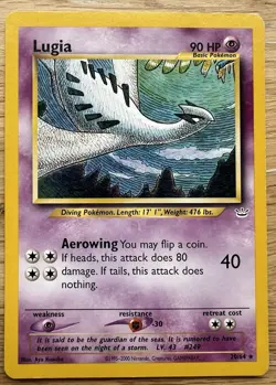 Pokemon Lugia 20/64 Neo Revelation Rare WOTC Vintage - Image 1