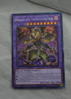 Yu-Gi-Oh! Legendary Duelist Season 3 Predaplant Triphyoverutum LDS3-EN076 Rare - Image 1