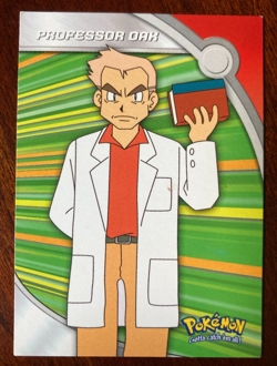 Pokemon Topps Heroes & Villians Series 3 Professor Oak HV12 Blue Logo - Image 1
