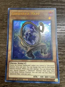Yugioh Ghostrick Mary #GFP2-EN068 The 2nd Haunting Ultra Rare NM Faded Misprint - Image 1