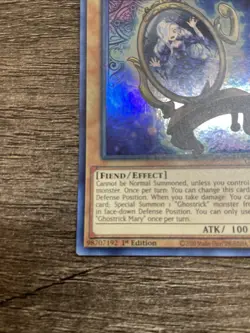Yugioh Ghostrick Mary #GFP2-EN068 The 2nd Haunting Ultra Rare NM Faded Misprint - Image 5