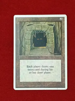 Howling Mine Rare Fourth Edition 1995 Magic: The Gathering Moderately Played - Image 1