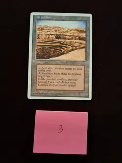 Strip Mine MTG Core Set 4th Edition Regular - Moderately Played - Image 5
