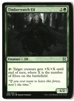 MTG Timberwatch Elf [EMA - 190] LP 5-67 - Image 1