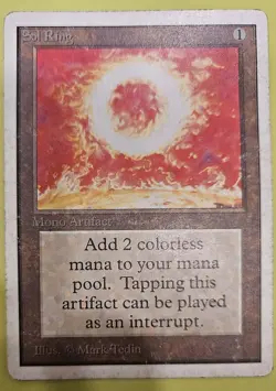 Unlimited Sol Ring - Heavily Played - Image 1