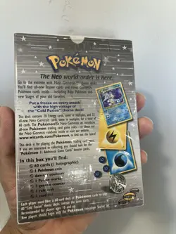 Pokemon Card Neo Genesis Set, Cold Fusion Theme Deck WOTC 2000, Sealed - Image 2