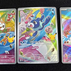 Pokemon TCG First Partner Illustration Trio Alola Starters - Image 3