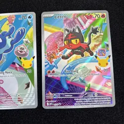 Pokemon TCG First Partner Illustration Trio Alola Starters - Image 4