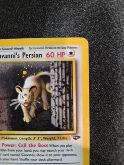 Pokemon Giovanni's Persian 8/132 Gym Challenge Holo - Image 5
