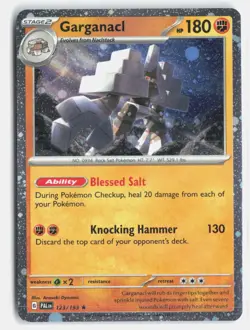 Garganacl (Cosmos Holo) 123/193 Holo Rare Blister Exclusives Pokemon Near Mint - Image 1