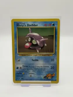 Misty's Shellder Gym Heroes 89/132 NM Pokemon Card Vintage WOTC Common - Image 1