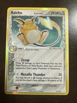 Raichu 15/110 Holo Pokemon TCG Holon Phantoms MINOR DMG - Image 1