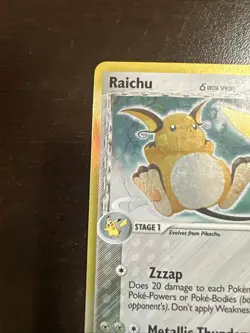 Raichu 15/110 Holo Pokemon TCG Holon Phantoms MINOR DMG - Image 2