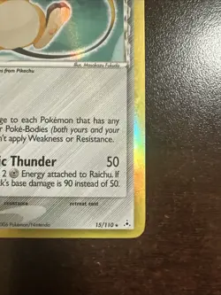 Raichu 15/110 Holo Pokemon TCG Holon Phantoms MINOR DMG - Image 4