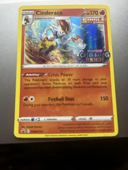 Pokemon Cinderace SWSH112 Black Star Promo NM - Image 1
