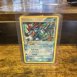 Feraligatr Unseen Forces 4/115 Holo Rare Holo 120 HP English Pokemon TCG - Image 1