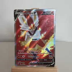 Cinderace V 178/192 - SWSH Rebel Clash Full Art Ultra Rare - Pokemon TCG English - Image 1