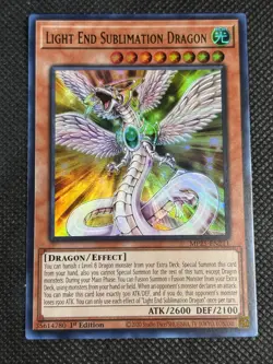 YuGiOh! Light End Sublimation Dragon MP25-EN211 Ultra Rare 1st Edition Near Mint - Image 1