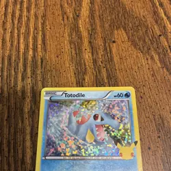 Totodile 018/025 Promo McDonald's 25th Anniversary Promos Pokemon Holo Near Mint - Image 3
