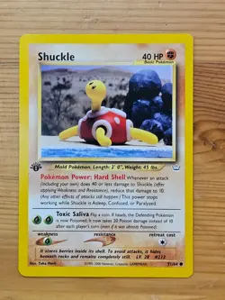 Pokemon TCG Shuckle Neo Revelation 1st Edition 51/64 LP WOTC. - Image 1