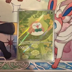 Pokemon TCG Rowlet 090/088 Me03: Perfect Order Holo Illustration Rare MINT/NM - Image 1
