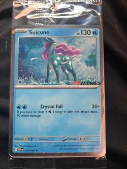 Suicune - 026/094 - Phantasmal Flames Sealed EBGAMES Promo - Pokemon - Image 1