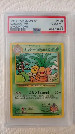 Pokemon XY Evolutions 109/108 Exeggutor 2016 PSA 10 Rare Gem Mint Card - Image 1