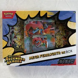 Pokemon TCG Mega Evolution Ascended Heroes Mega Feraligatr ex Box FACTORY SEALED - Image 1