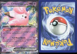 LILLIE'S CLEFAIRY EX 076/217 DOUBLE RARE ASCENDED HEROES POKEMON NM/M - Image 1
