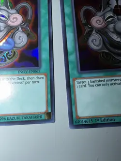Yu-Gi-Oh Pot of Acquisitiveness 1st Edition INOV-EN065 - Image 3