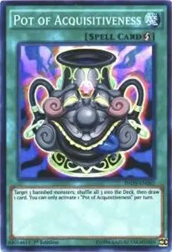 Pot of Acquisitiveness INOV-EN065 Invasion: Vengeance Yu-Gi-Oh 1st Edition NM/M - Image 1