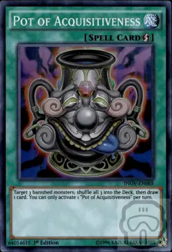 Pot of Acquisitiveness INOV-EN065 Invasion: Vengeance Yu-Gi-Oh 1st Edition NM/M - Image 2