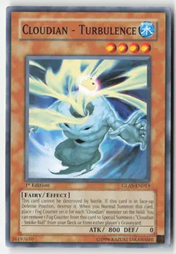 Yugioh - Cloudian - Turbulence GLAS-EN013 1st Edition - Gladiator's Assault - Image 1