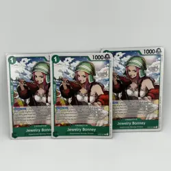 ST02-007-Jewelry Bonney-Common- Alternative Art-One Piece TCG-English X3 - Image 1
