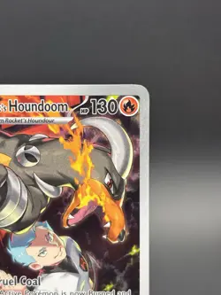 Pokemon TCG Team Rockets Houndoom Illustration Rare Card 191/182 Destined Rivals - Image 3