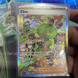 Pokemon TCG Clive 236/091 Paldean Fates Special Illustration Rare Card SIR NM - Image 1