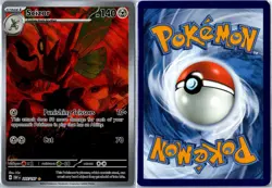 Pokemon Card - Scizor 205/197 Obsidian Flames Illustration Rare Near Mint - Image 3
