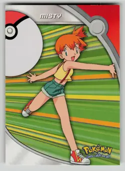 Misty #153 Topps Trading Cards Series 3 Pokemon LP - Image 1