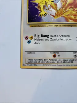 Legendary Birds Pokemon Jumbo Card Articuno Moltres Zapdos - Image 5
