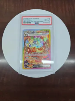 Pokemon TCG Flareon EX Prismatic Evolutions Card 146/131 Sir Illustration PSA 10 - Image 1