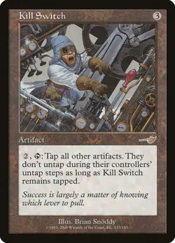 Kill Switch 133 Rare Nemesis Magic: The Gathering Moderately Played - Image 1