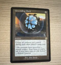Wizards of the Coast Unwinding Clock 61 Rare Artifact The Brothers' War Retro M… - Image 1