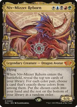 Niv-Mizzet Reborn Foil Multiverse Legends 53 NM MTG - Image 1