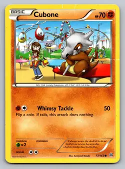 Cubone 77/162 Common BREAKthrough Pokemon Lightly Played - Image 1