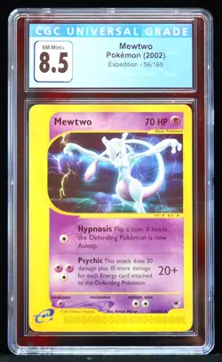 2002 Mewtwo #56/165 Expedition CGC 8.5 Pokemon Card - Image 1